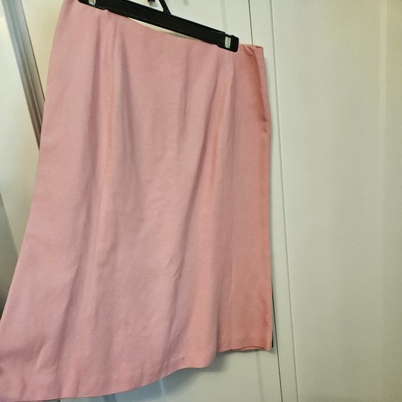 Ann Taylor Sz 10 Linen Skirt - Picture 2 of 9